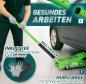Preview: Wagenheber hydraulisch, 3 t. flach 75 - 510mm Hubhöhe mit Doppelkolben; grün